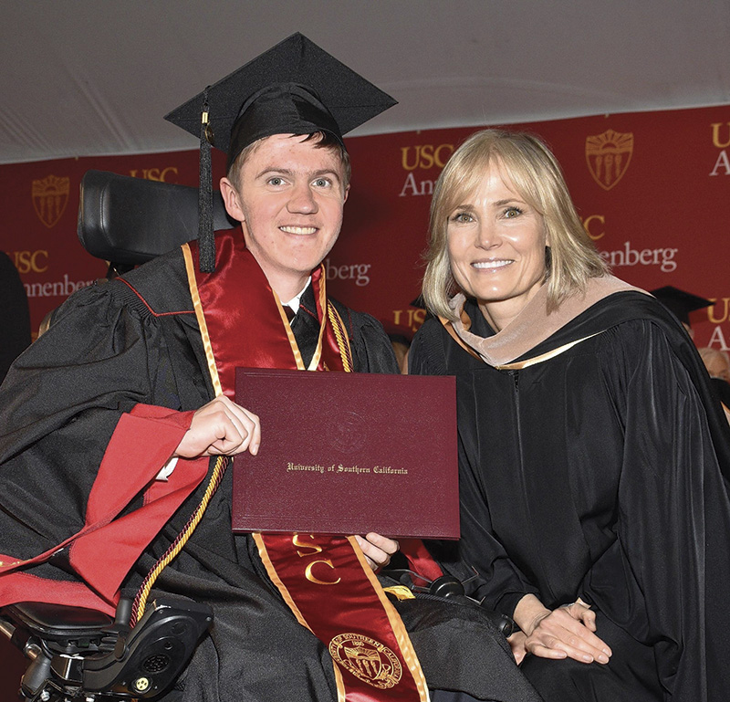 Hawken Miller was diagnosed with Duchenne at age 5. He is now 26 and a graduate of the University of Southern California, and also writes materials for CureDuchenne.