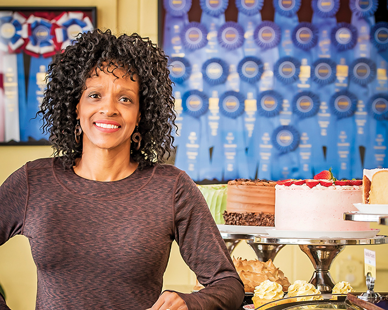 Evette Rahman of Sister Honey’s. Their amazing holiday cakes often sell out within hours.